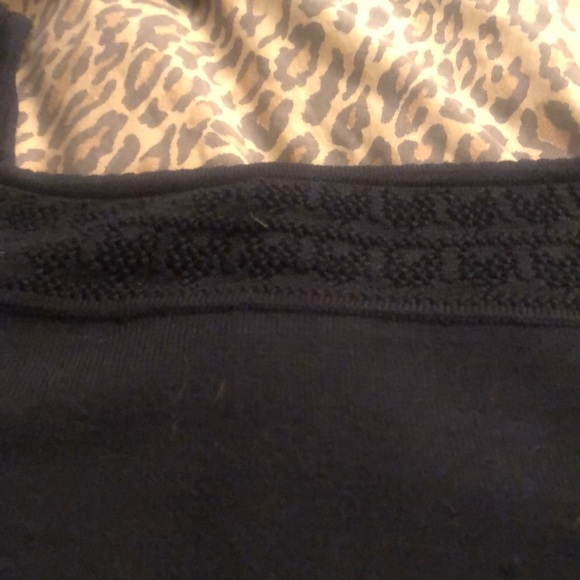 Banana Republic black fine silk knit blend tank,slight off shoulder size small - Picture 8 of 16